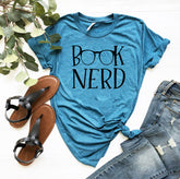 Book Nerd Tee Shirt - Ink and Latte