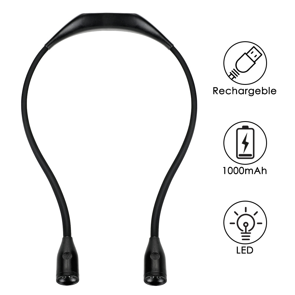 Led Neck Hanging Night Reading Lamp - Ink and Latte