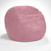 Cozy Rosy Pink Bean Bag Chair - Ink and Latte