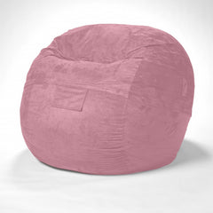 Cozy Rosy Pink Bean Bag Chair - Ink and Latte
