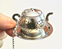 Book Tea Infuser with Pen - Ink and Latte