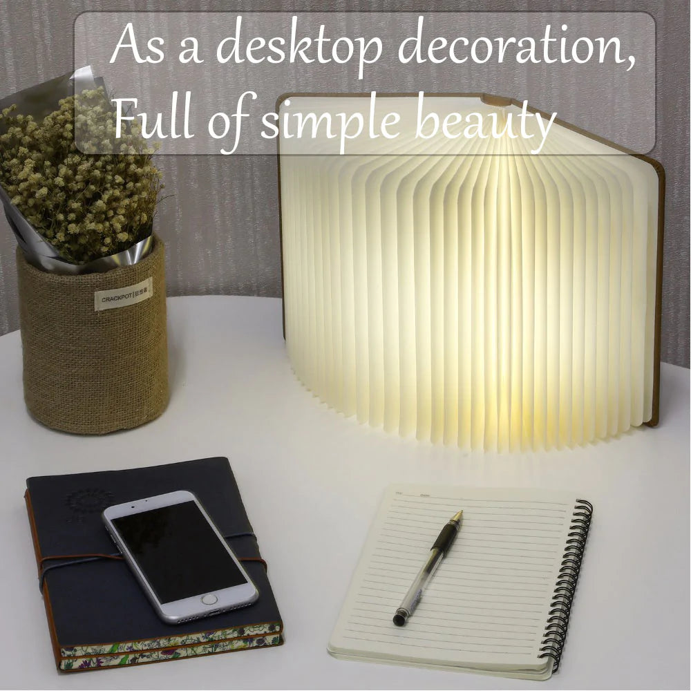 Portable LED Book Decor Night Light - Ink and Latte