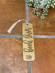 Book Lover Engraved Bookmark - Ink and Latte