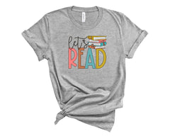 Lets Read Graphic Tee - Ink and Latte