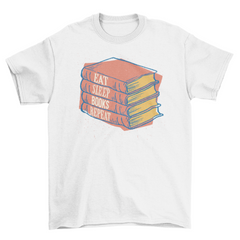 Books repeat t-shirt