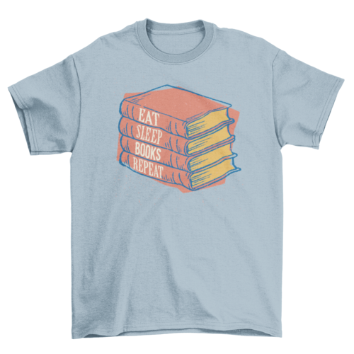 Books repeat t-shirt