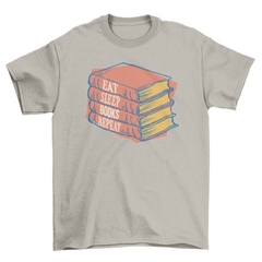 Books repeat t-shirt