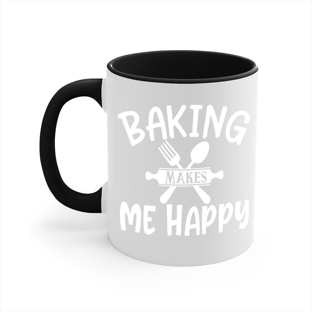 baking makes me happy 54#- kitchen-Mug / Coffee Cup