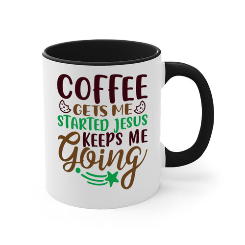 coffee gets me started jesus keeps me going 290#- christmas-Mug /