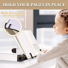 Adjustable Ergonomic Book Stand - Ink and Latte