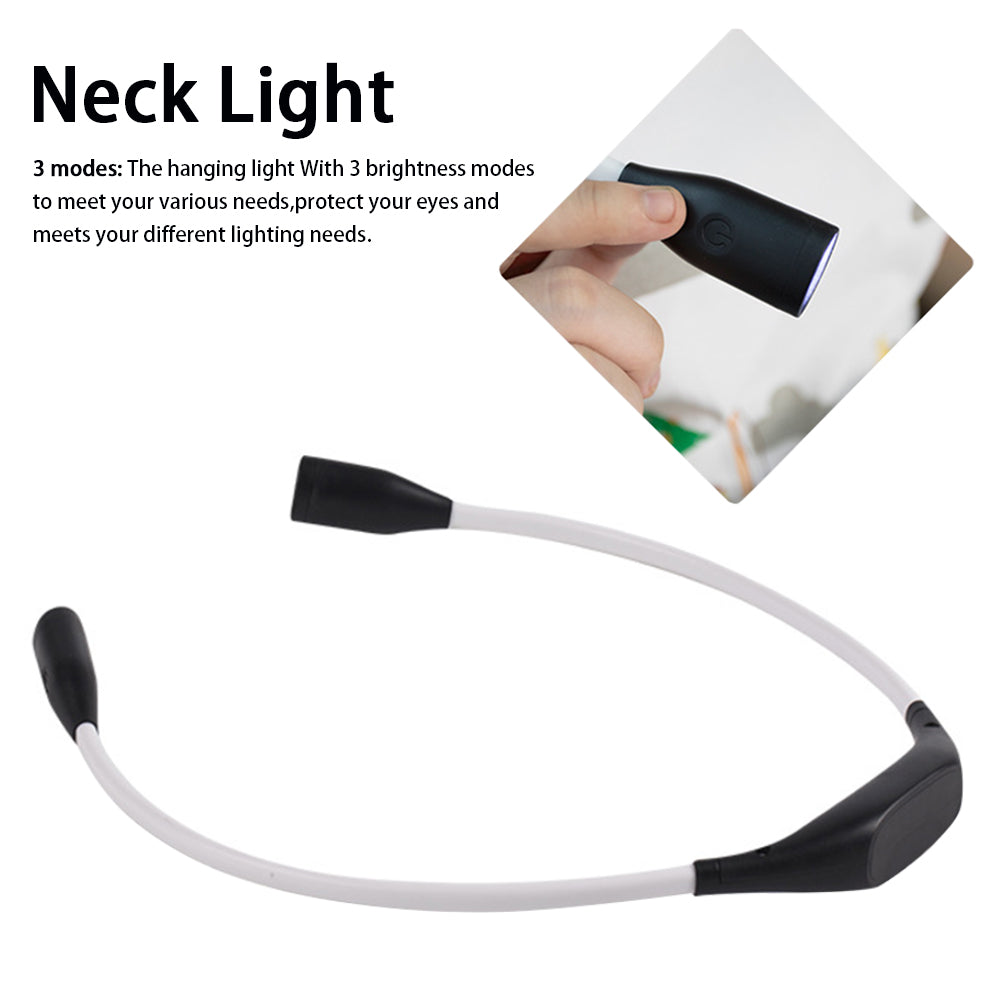 Led Neck Hanging Night Reading Lamp - Ink and Latte