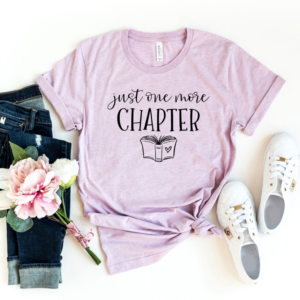 Just One More Chapter Tee - Ink and Latte