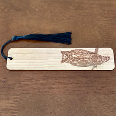 Owl Engraved Wood Bookmark - Ink and Latte