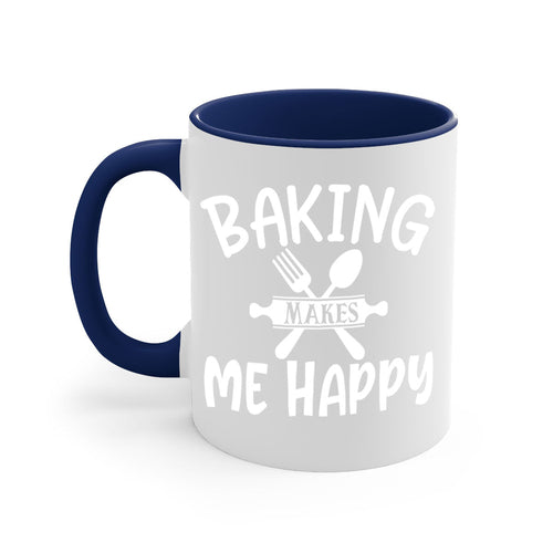 baking makes me happy 54#- kitchen-Mug / Coffee Cup