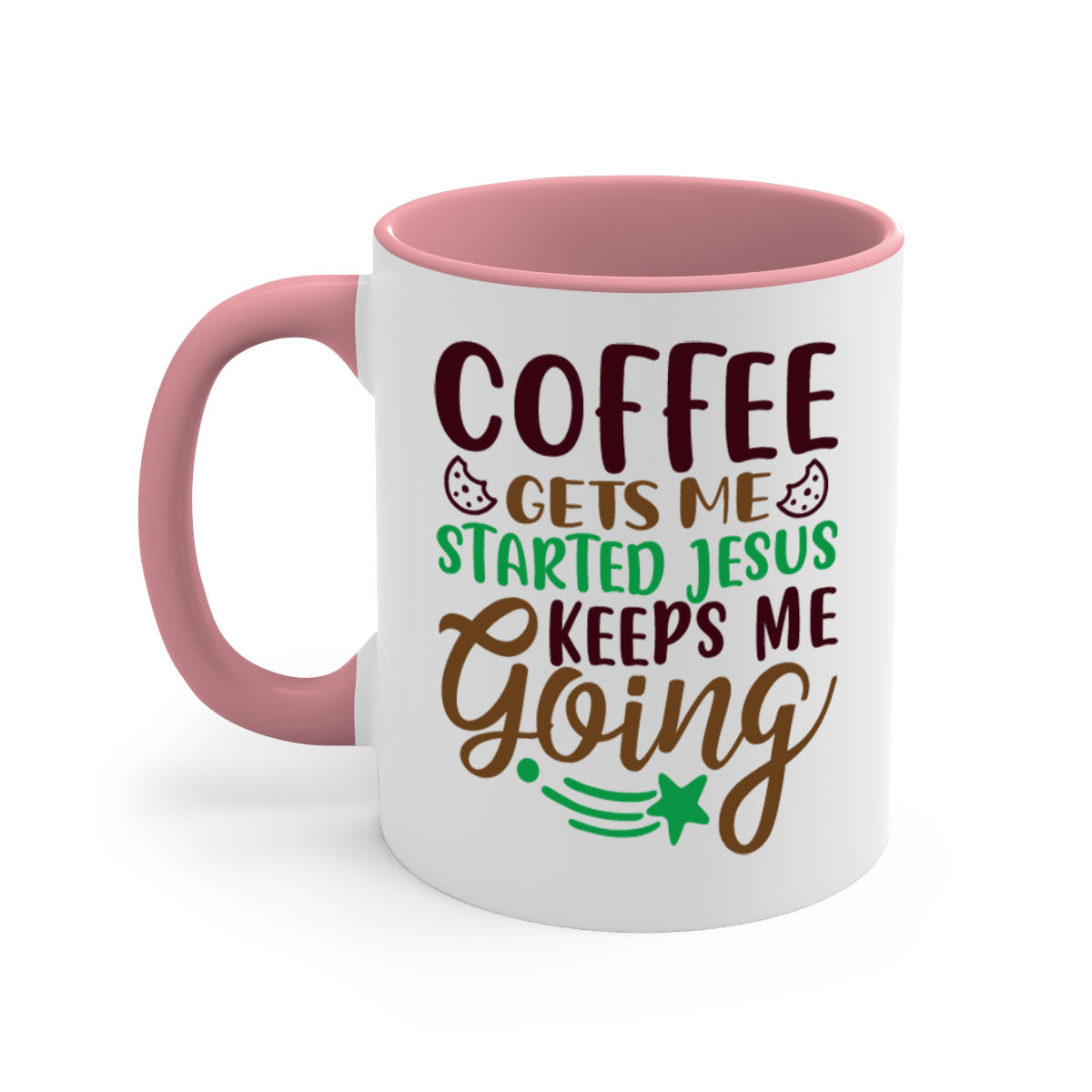coffee gets me started jesus keeps me going 290#- christmas-Mug /