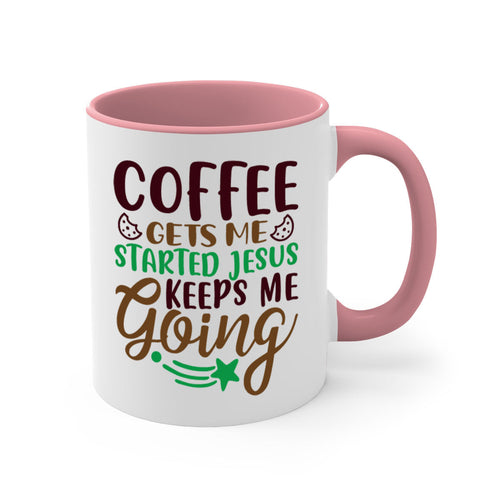 coffee gets me started jesus keeps me going 290#- christmas-Mug /