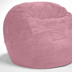 Cozy Rosy Pink Bean Bag Chair - Ink and Latte